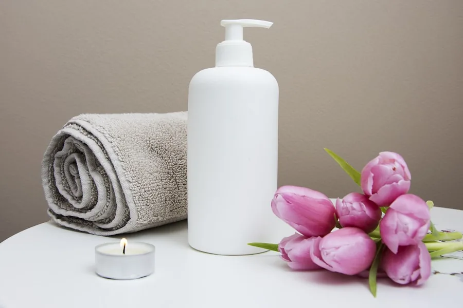 Baño relajante con ambiente suave